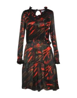 BALENCIAGA Verde Scuro Vestito Corto