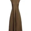 ROBERTO CAVALLI Khaki Vestito Lungo -Marni Gabbana Outlet 34888890ve 14 f