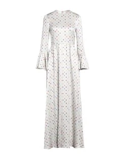 VALENTINO Argento Vestito Lungo