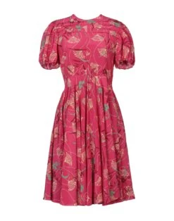 VALENTINO Porpora Vestito In Seta