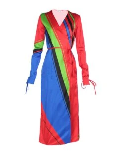 THE ATTICO Rosso Vestito Lungo