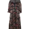 VALENTINO Nero Vestito Midi -Marni Gabbana Outlet 34965716ui 14 f
