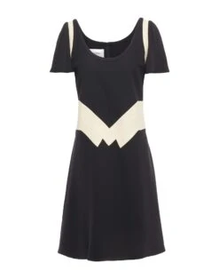 VALENTINO Nero Vestito In Seta